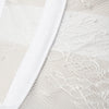 White Floral Lace Corset Fashion Tummy Control Corset Top Side View Detail View-2