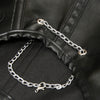 Medieval Costume Jacket Shrugs Silver Chain Detail View-1