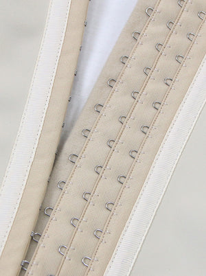 High Quality Casual All-match Women Apricot Latex Steel Boned Waist Training Underbust Vest Corset Tops Detail View