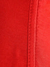 Women's Gothic Satin Waist Cincher Boned Underbust Corset Top Red Detail View