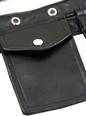 حقيبة Steampunk من الرجعية ذات جودة عالية لحزام الخصر مع اثنين من جيوب تأثيري التبعي