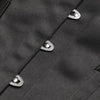 Classical Women Black Steampunk Spiral Steel Boned Lace Up Underbust Corset Tops Detail View-1