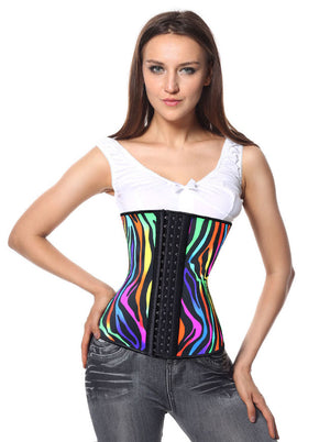 Hot Sale High Quality Casual All-match Lady Latex Vintage Steel Boned Strapless Waist Training Underbust Corset Tops Main View