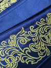 Steampunk-themed Medieval Floral Embroidery Steel Boned Underbust Corset Detail View