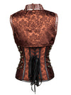 Victorian Vintage Style Brocade Lace Up Bustier Corset Cosplay kostume