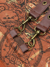 Steampunk Brown Gothic Cheap Jacket Bustiers Steampunk Apparel Belts Vintage Corset Top Detail View