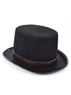 قبعة Steampunk قبعة نظارات التروس سلسلة ديلوكس تأثيري حلي التبعي عرض الجانب
