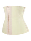 Hot Selling Vintage Casual All-match Lady Ivory Latex Punk Strapless Waist Cincher Underbust Corset Tops Side View