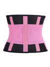 Waist Trainer Belt Weight Loss Pink Gym Waist Trimmer Back Support Waist Cincher Sport Belt Back View