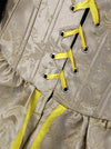 Steampunk من القوطية الرجعية الجوفاء بوستير المخصر الأعلى والدانتيل اللباس