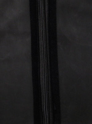 Women's Latex Steel Boned Hourglass Waist Training Shapewear Corset with Zipper Detail View